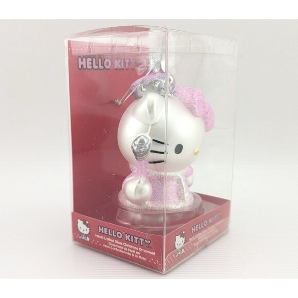 Kurt Adler Hello Kitty Glass Christmas Ornament 2014 - Picture 3 of 13